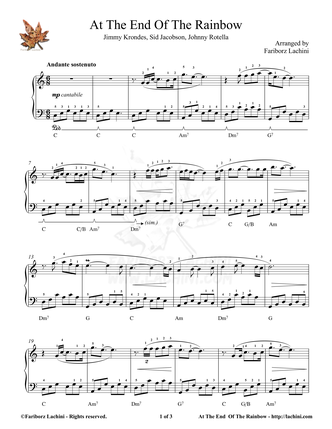 At the End of the Rainbow Sheet Music