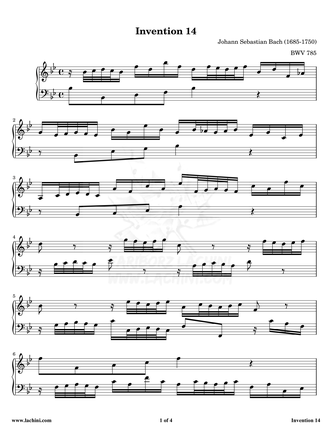 Invention 14 Sheet Music