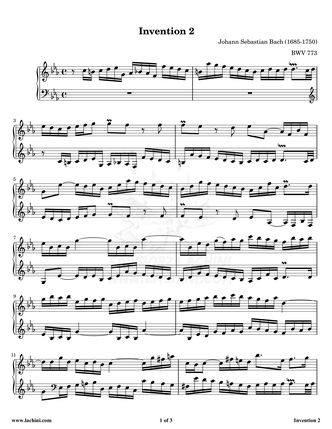 Invention 2 Sheet Music