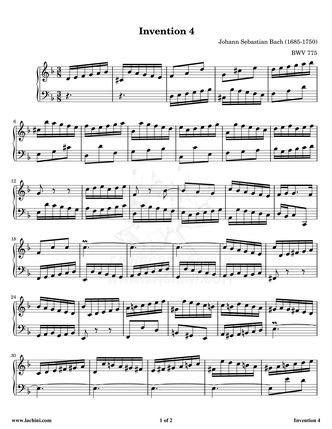 Invention 4 Sheet Music