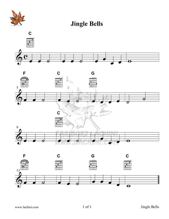 Jingle Bells Partituras