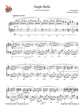 Jingle Bells Piano Sheet Music Here you will learn how to play jingle bells on a piano. jingle bells piano sheet music